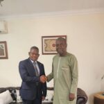 Visite de courtoisie du Chef de Mission M. Kamala BIDIALOU à l’Ambassadeur de la République Centrafricaine, Doyen du Groupe des Ambassadeurs africains en République d’Afrique du Sud.